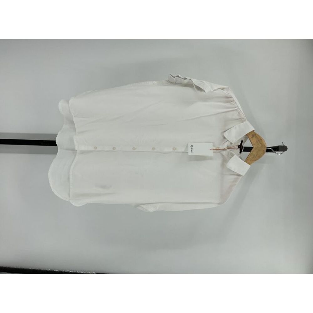 Quince White Button-Up Blouse